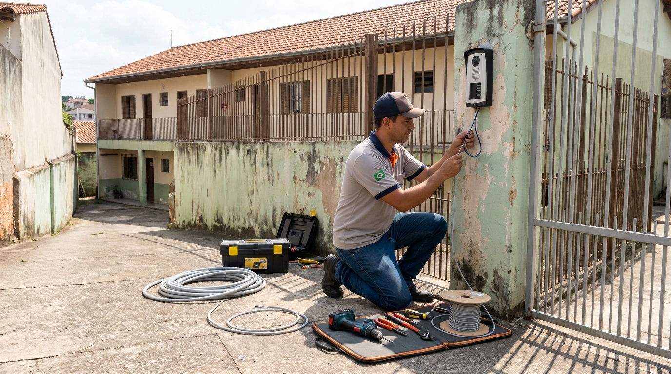 Instalacao de interfone residencial em Jundiaí‑SP
