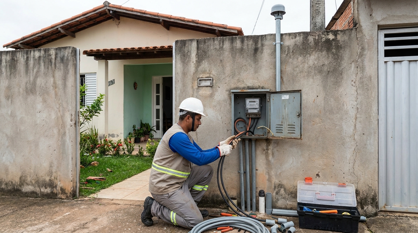 Instalação de Padrão de Energia perto de mim em Jundiaí‑SP