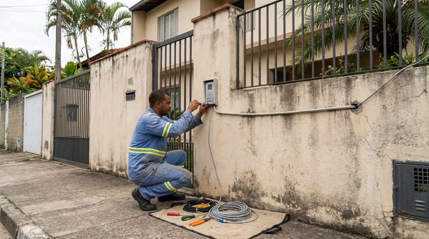 Instalacao de video porteiro em Jundiaí‑SP